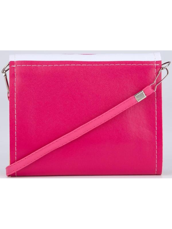 Сумка детская «Единорог», отдел на клапане, цвет белый/розовый, 15х4х12 см