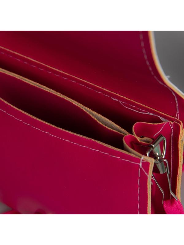 Сумка детская «Единорог», отдел на клапане, цвет белый/розовый, 15х4х12 см