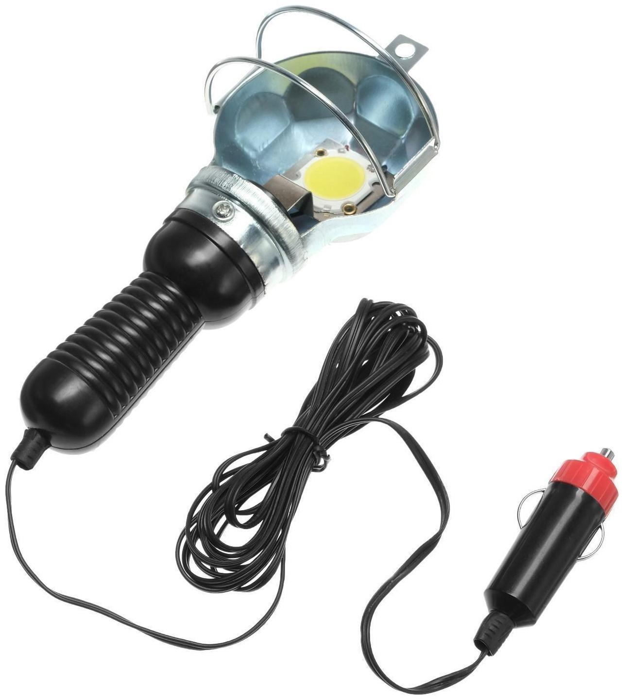 Фонарь переносной, COB, 12 В, провод 280 см, 10 Вт, магнитное крепление