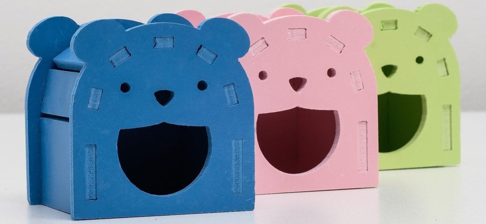 Домик для грызунов фигурный, микс цветов