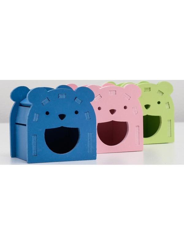 Домик для грызунов фигурный, микс цветов