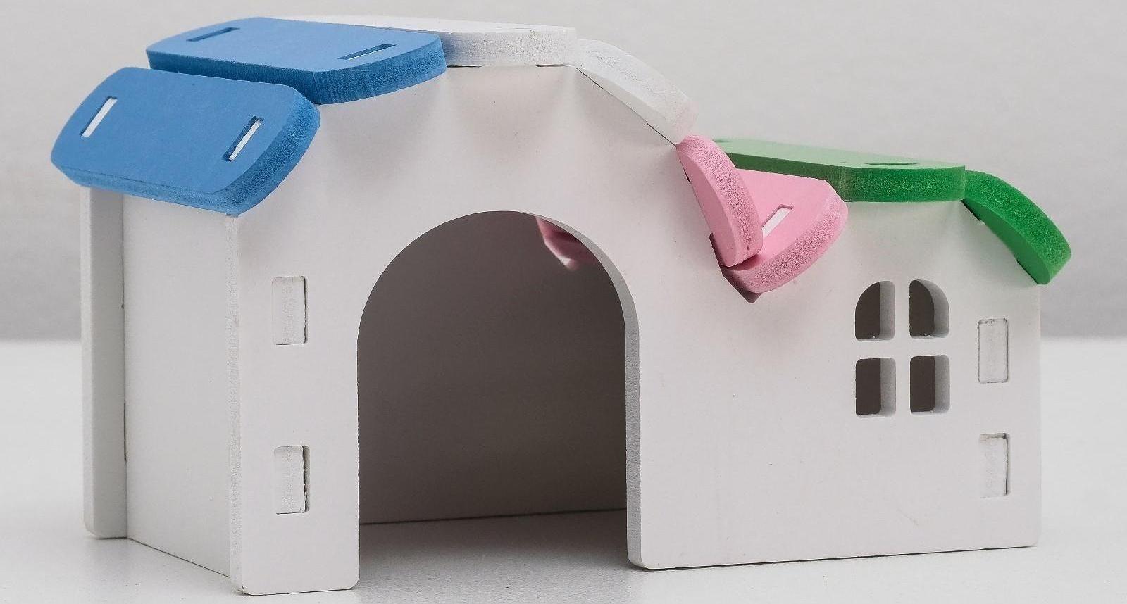 Домик для грызунов двухкомнатный