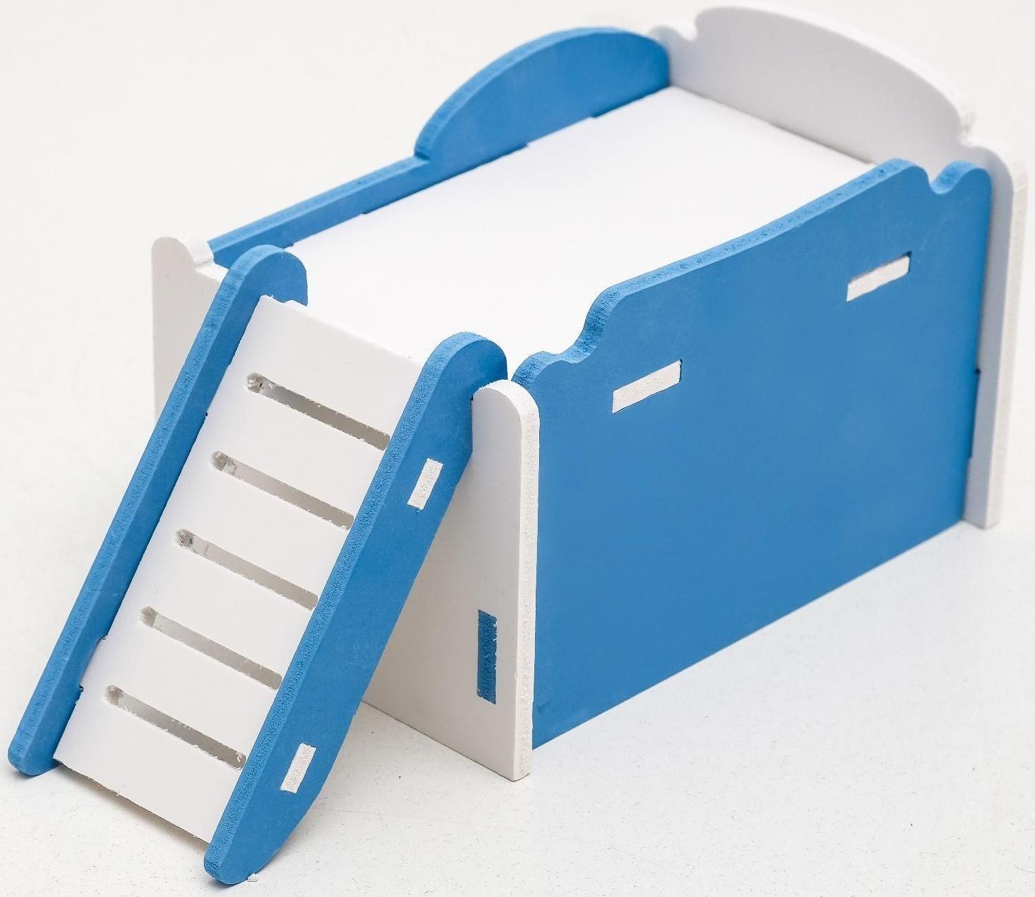 Дом для грызунов с лесенкой и террасой, микс