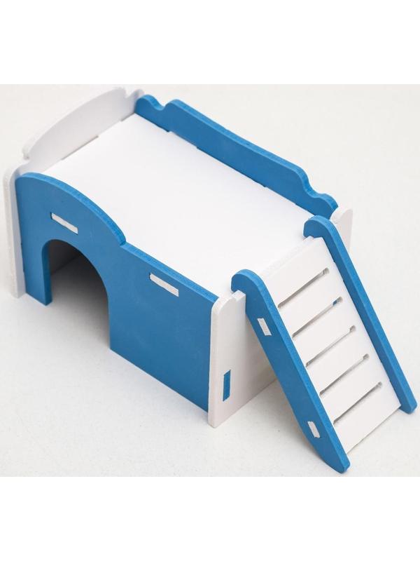 Дом для грызунов с лесенкой и террасой, микс