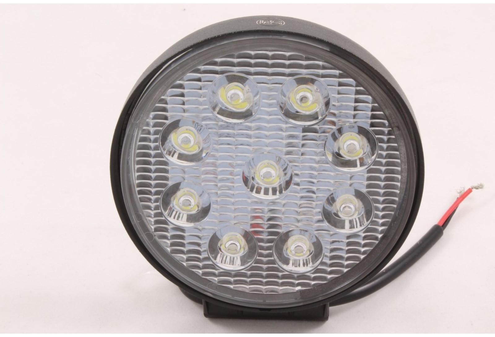 Фара светодиодная OFF ROAD, KS-WR009S (SLIM), 9 диодов, 27 Вт, направленный свет, алюминиевый корпус, пылевлагозащищенный, 115х30х125 мм, 12/24 В