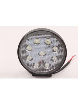 Фара светодиодная OFF ROAD, KS-WR009S (SLIM), 9 диодов, 27 Вт, направленный свет, алюминиевый корпус, пылевлагозащищенный, 115х30х125 мм, 12/24 В