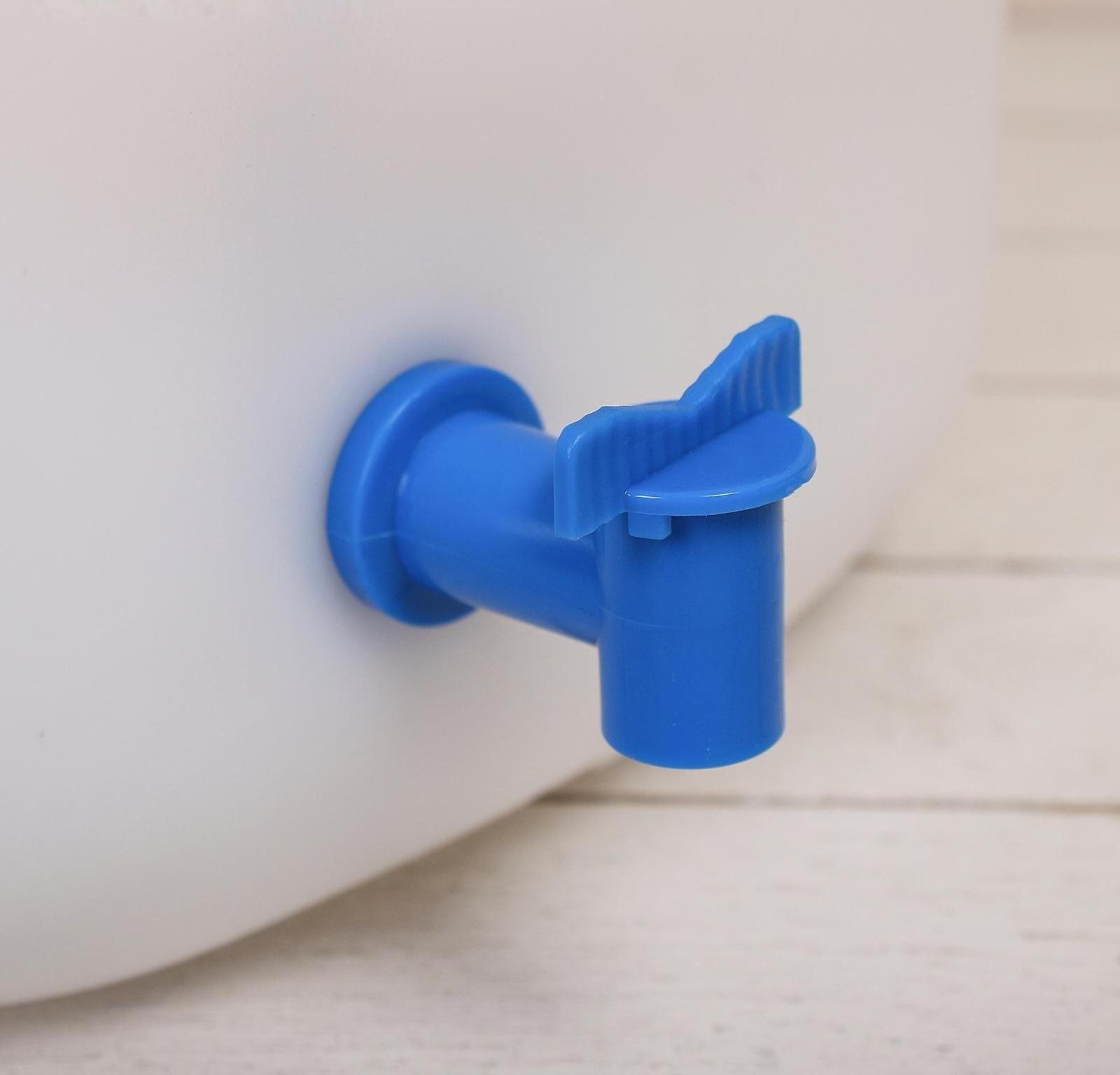 Фляга пищевая, 35 л, с краном, горловина 15 см, «Aqualine»