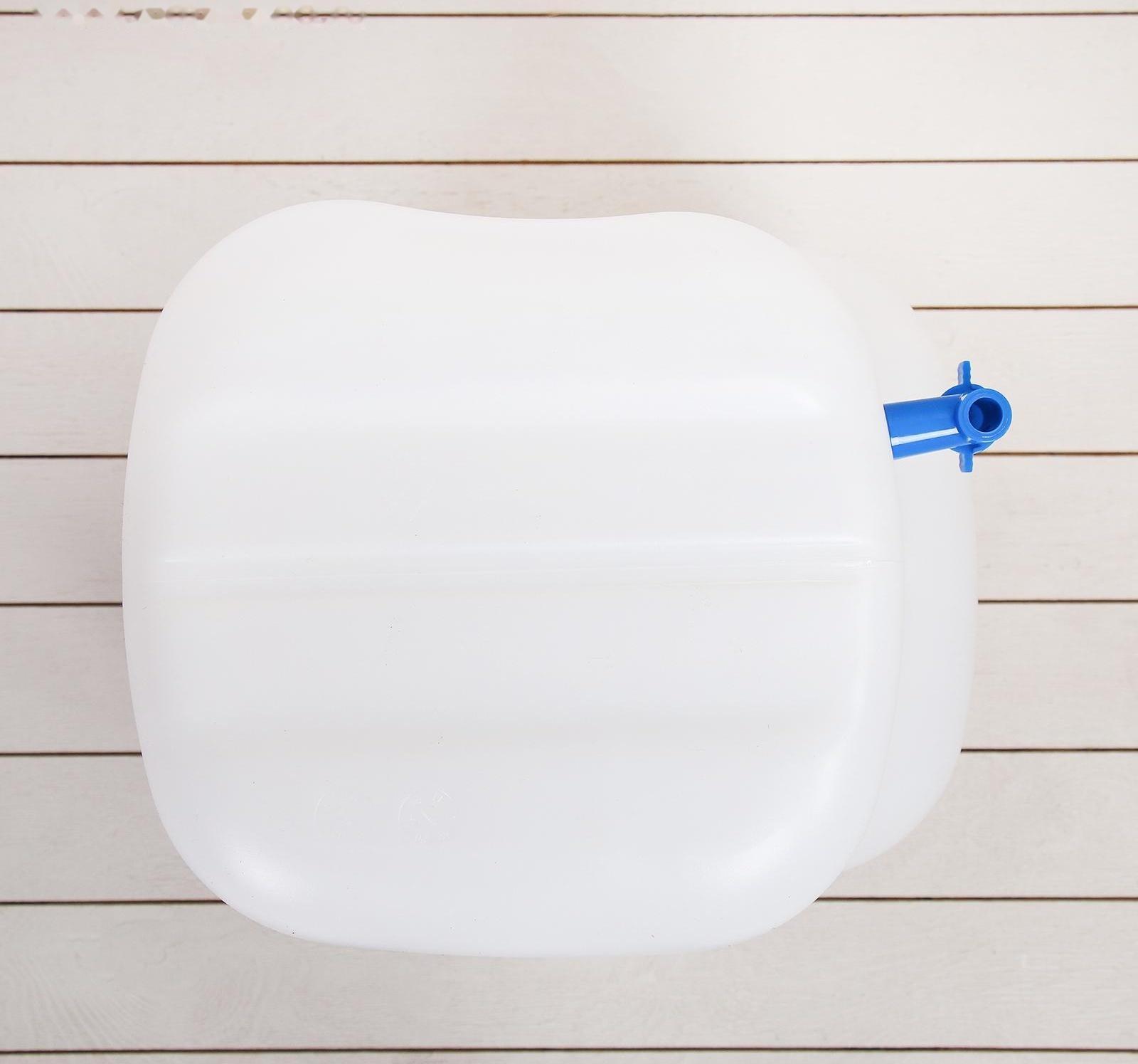 Фляга пищевая, 35 л, с краном, горловина 15 см, «Aqualine»