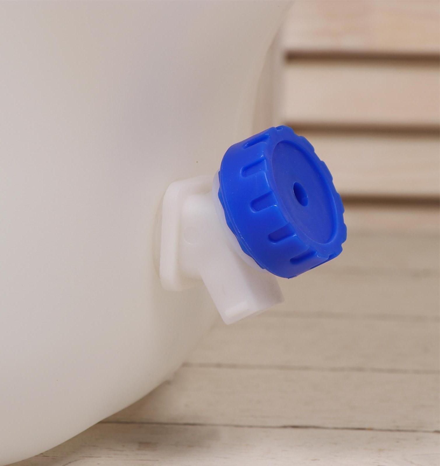 Фляга пищевая, 35 л, с краном, горловина 15 см, «Aqualine»