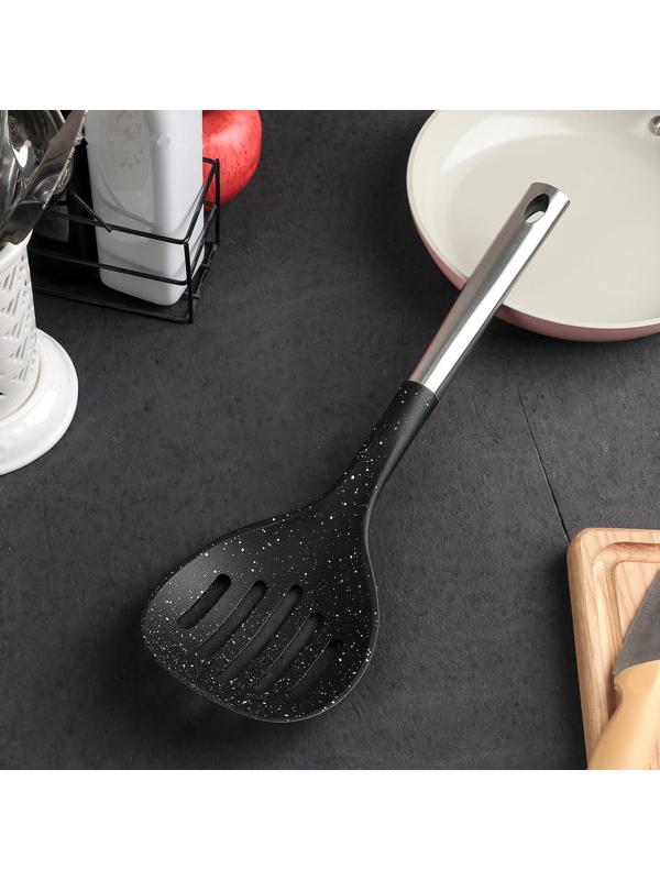 Шумовка Доляна «Синара», 35 см, цвет металлик