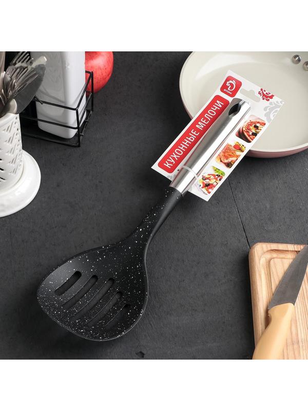 Шумовка Доляна «Синара», 35 см, цвет металлик