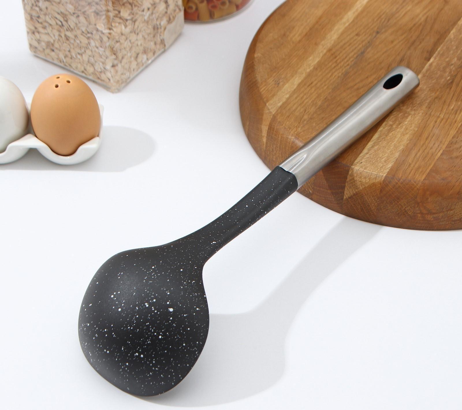 Половник Доляна «Синара», 33 см, цвет металлик