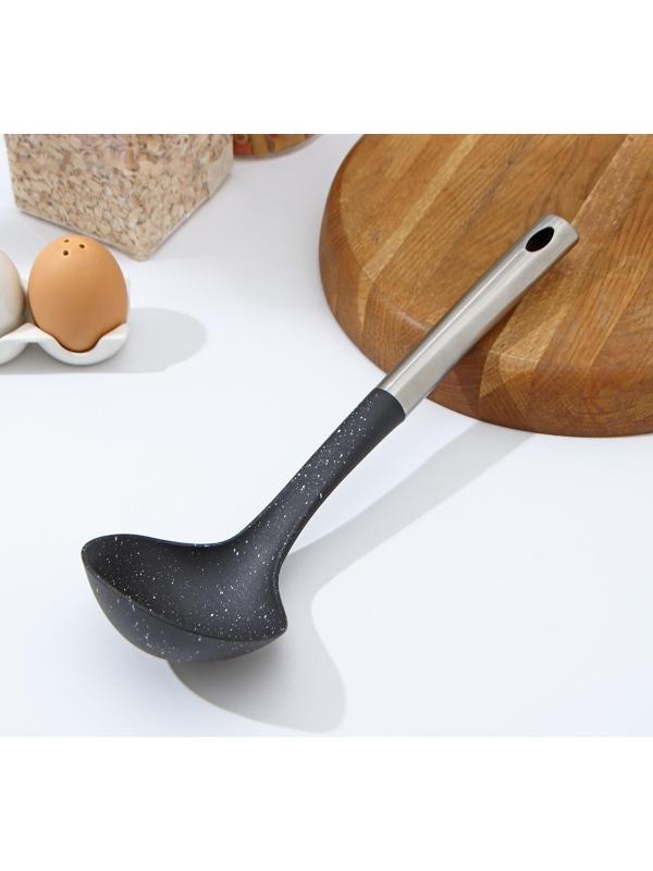 Половник Доляна «Синара», 33 см, цвет металлик