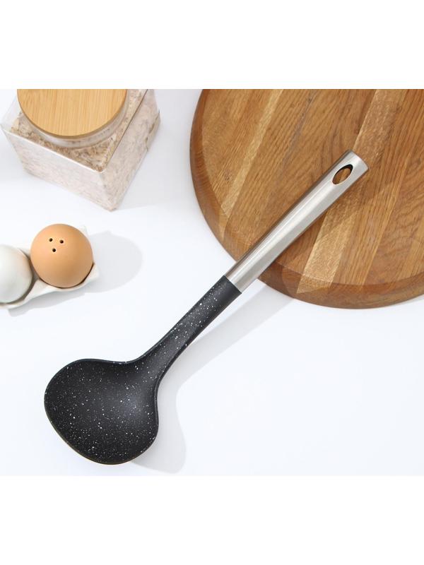 Половник Доляна «Синара», 33 см, цвет металлик