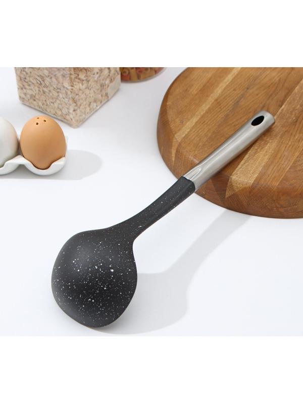 Половник Доляна «Синара», 33 см, цвет металлик