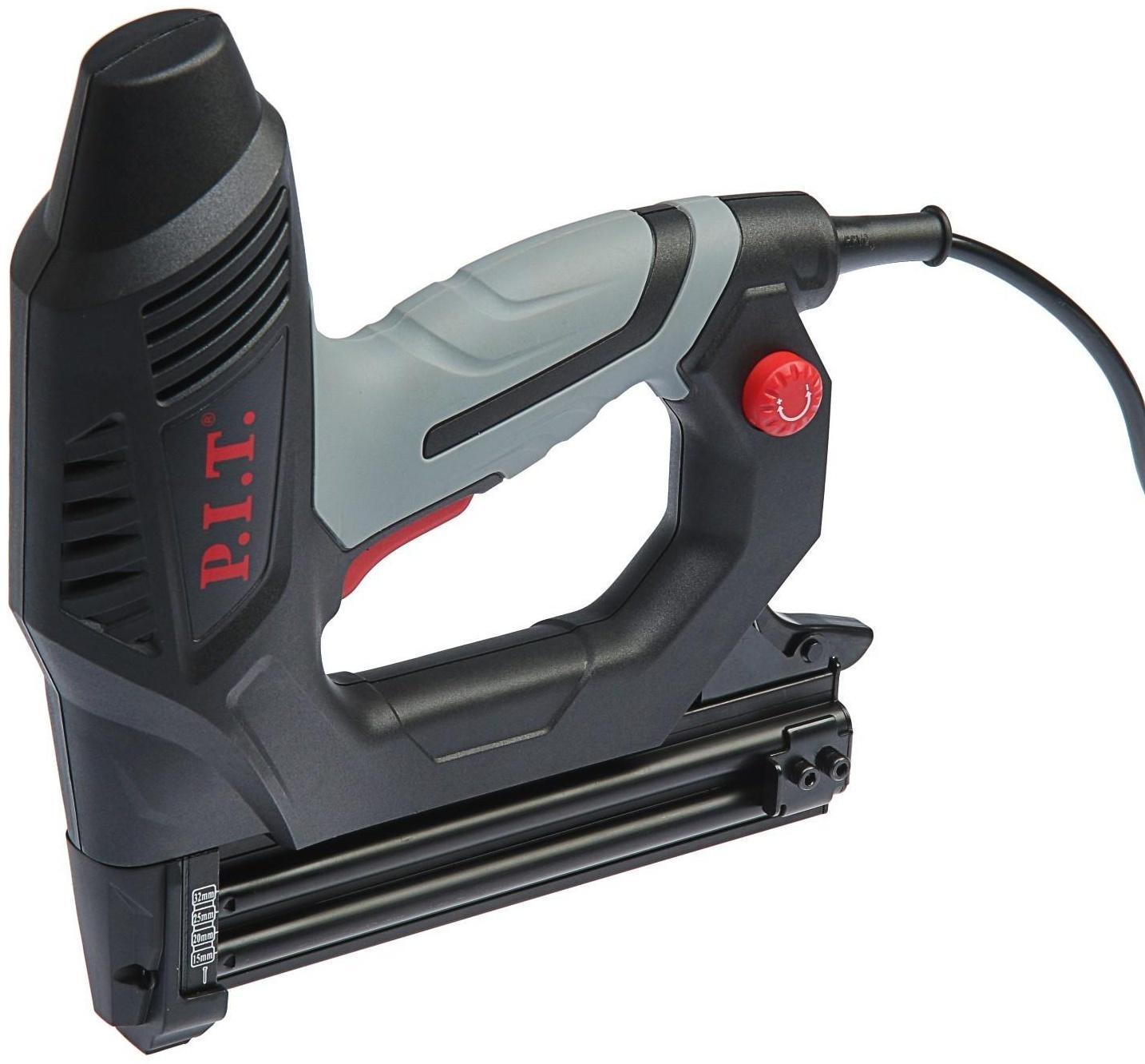 Степлер электрический P.I.T. PST6001-C, 2000 Вт, 20 шт/мин, магазин 100 шт., скобы/гвозди
