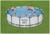 Бассейн каркасный Steel Pro MAX, 427 x 107 см, фильтр-насос, лестница, тент, 56950 Bestway