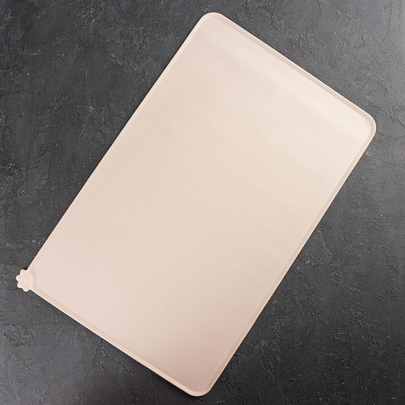 Коврик «Лапка», 55,1×35,5 см, силикон, цвет МИКС