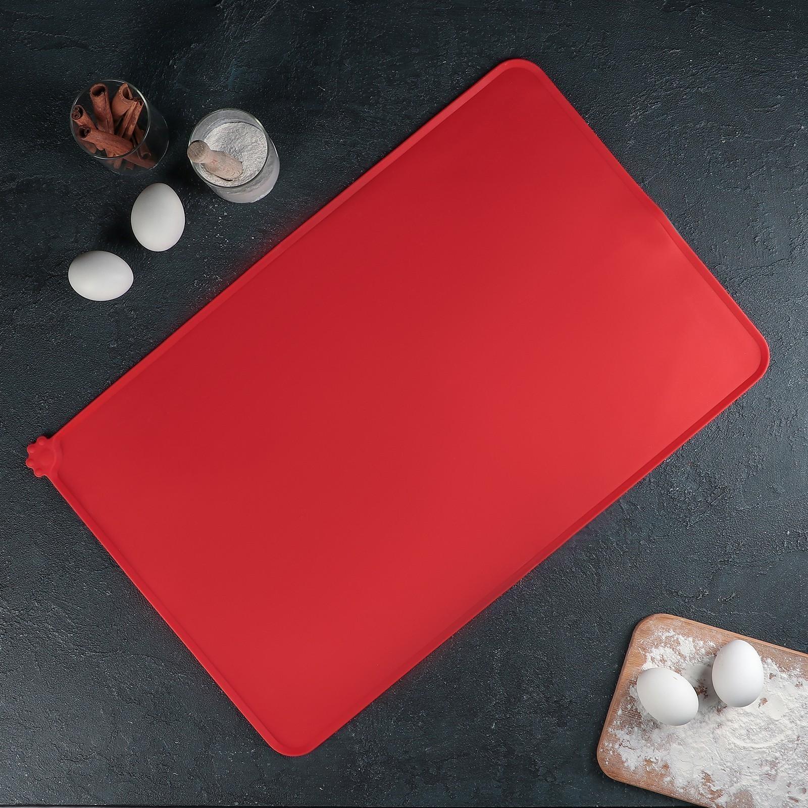 Коврик «Лапка», 55,1×35,5 см, силикон, цвет МИКС