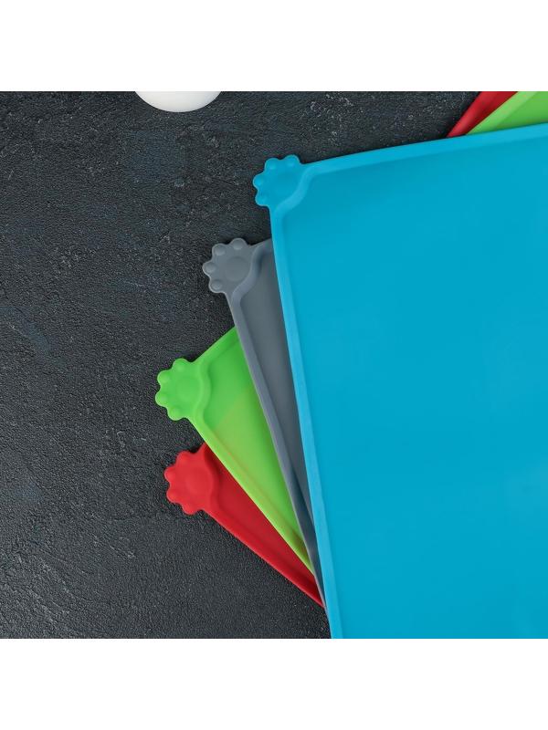 Коврик «Лапка», 55,1×35,5 см, силикон, цвет МИКС