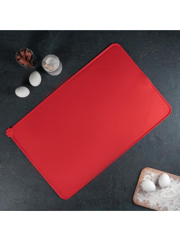 Коврик «Лапка», 55,1×35,5 см, силикон, цвет МИКС