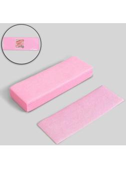 Полоски для депиляции, 20 × 7 см, 100 шт, цвет розовый