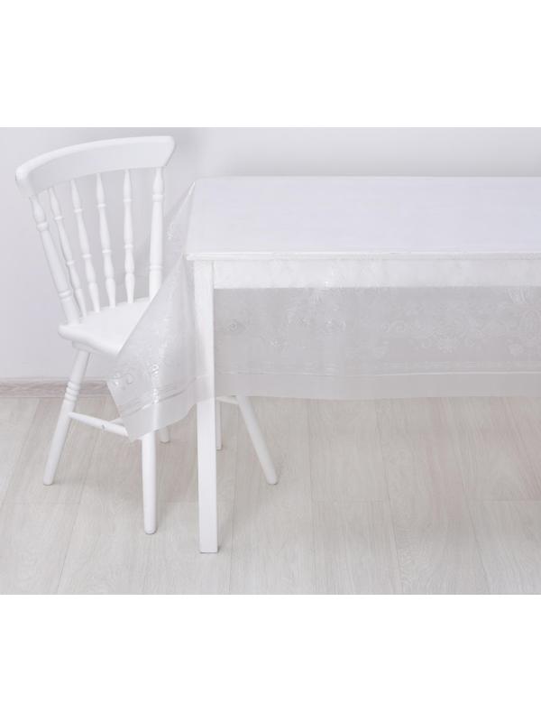 Клеёнка столовая ПВХ «Ромбы», ширина 137 см, толщина 0,16 мм, рулон 20 метров