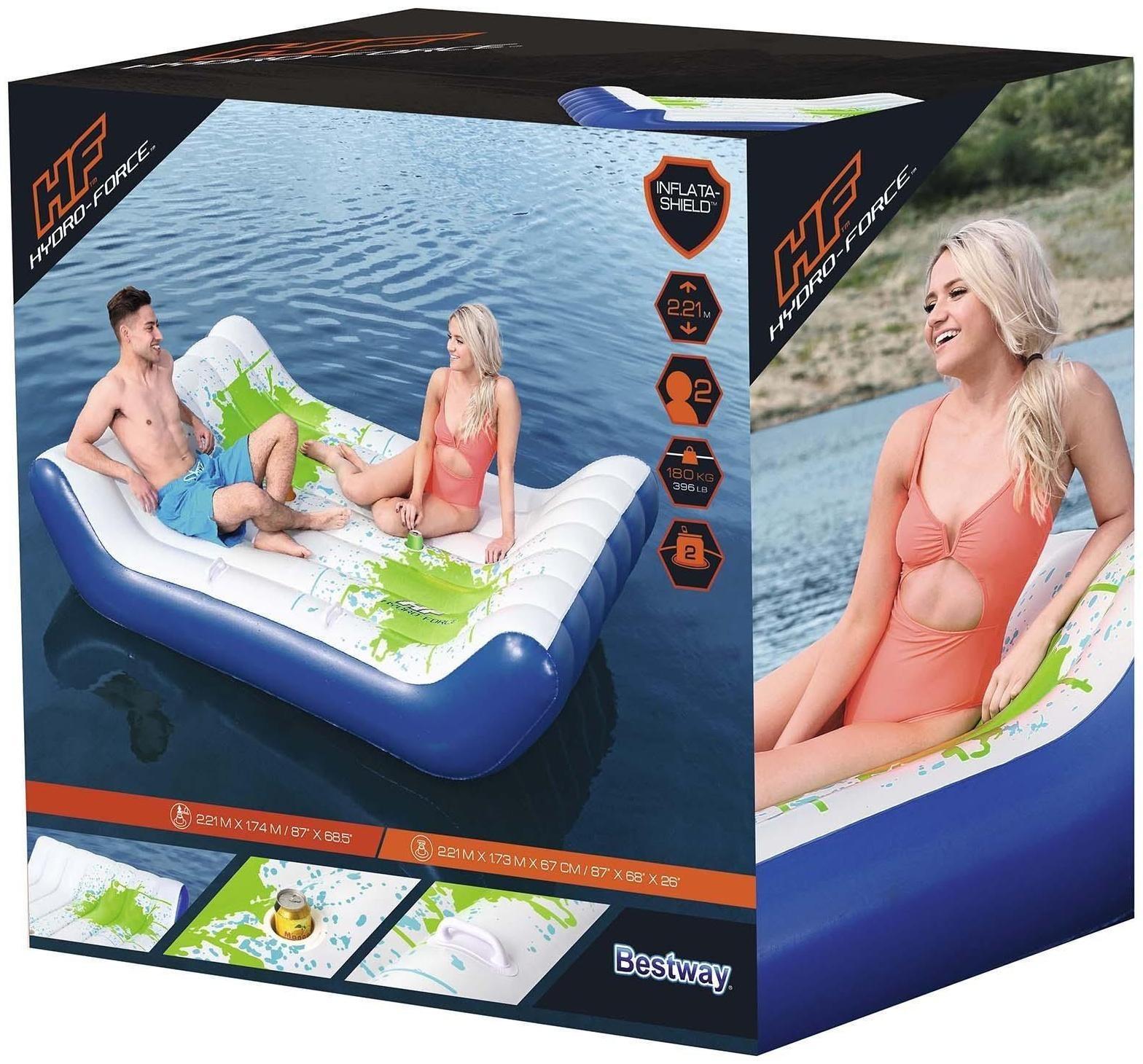 Матрас для плавания Chill Splash, 221 x 174 см, 43297 Bestway