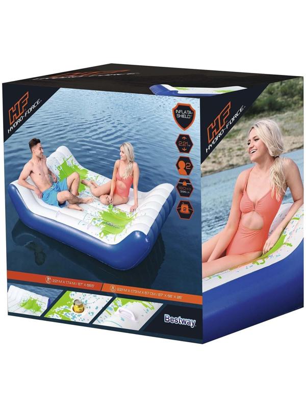 Матрас для плавания Chill Splash, 221 x 174 см, 43297 Bestway