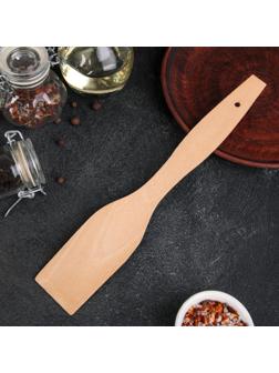 Лопатка кухонная буковая, 28×5,2 см