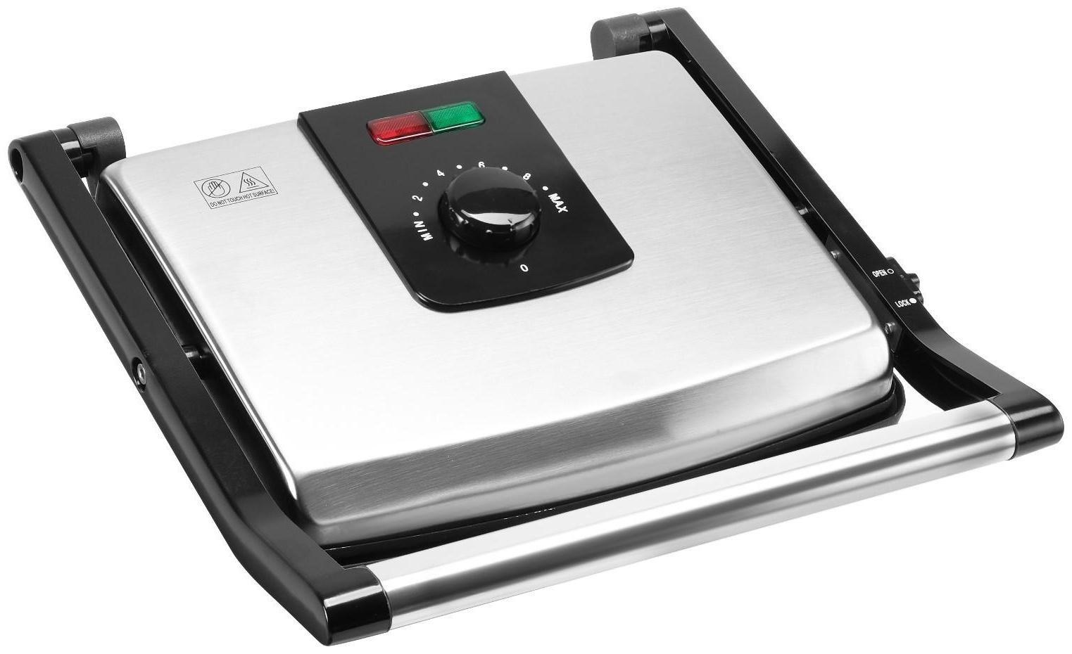 Электрогриль Luazon LEG-2001, 2000 Вт, антипригарное покрытие, 30х23.5 см