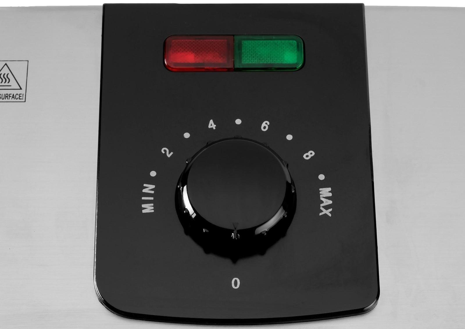 Электрогриль Luazon LEG-2001, 2000 Вт, антипригарное покрытие, 30х23.5 см