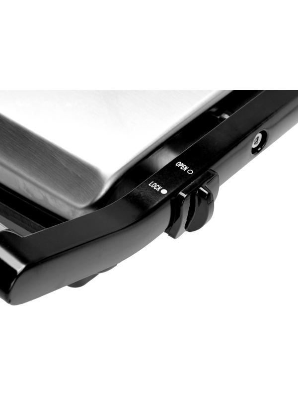 Электрогриль Luazon LEG-2001, 2000 Вт, антипригарное покрытие, 30х23.5 см