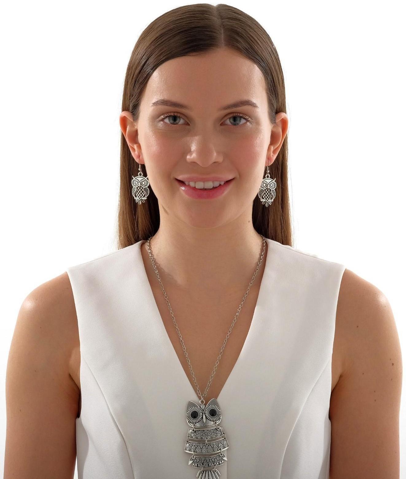 Гарнитур ассорти: серьги, кулон 