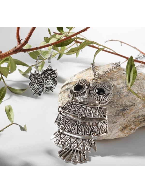 Гарнитур ассорти: серьги, кулон 