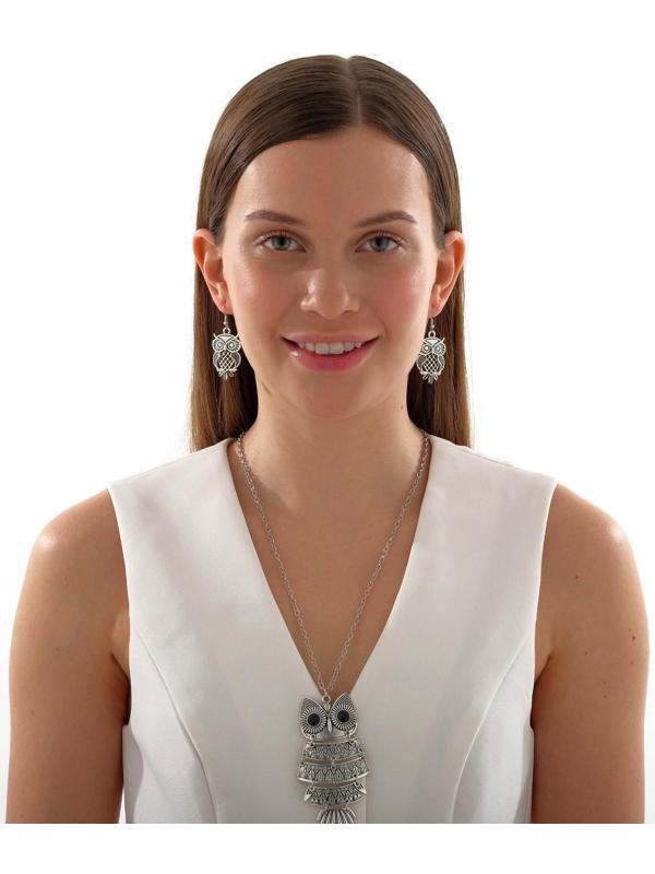 Гарнитур ассорти: серьги, кулон 