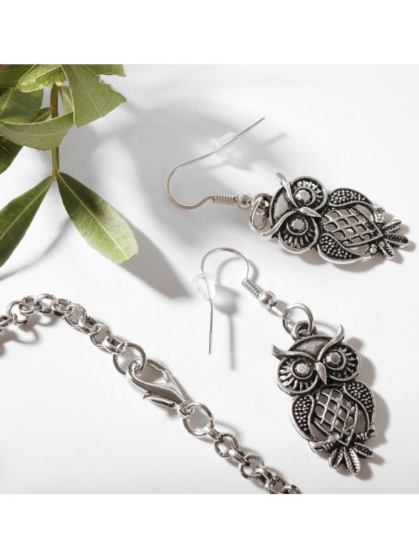 Гарнитур ассорти: серьги, кулон 