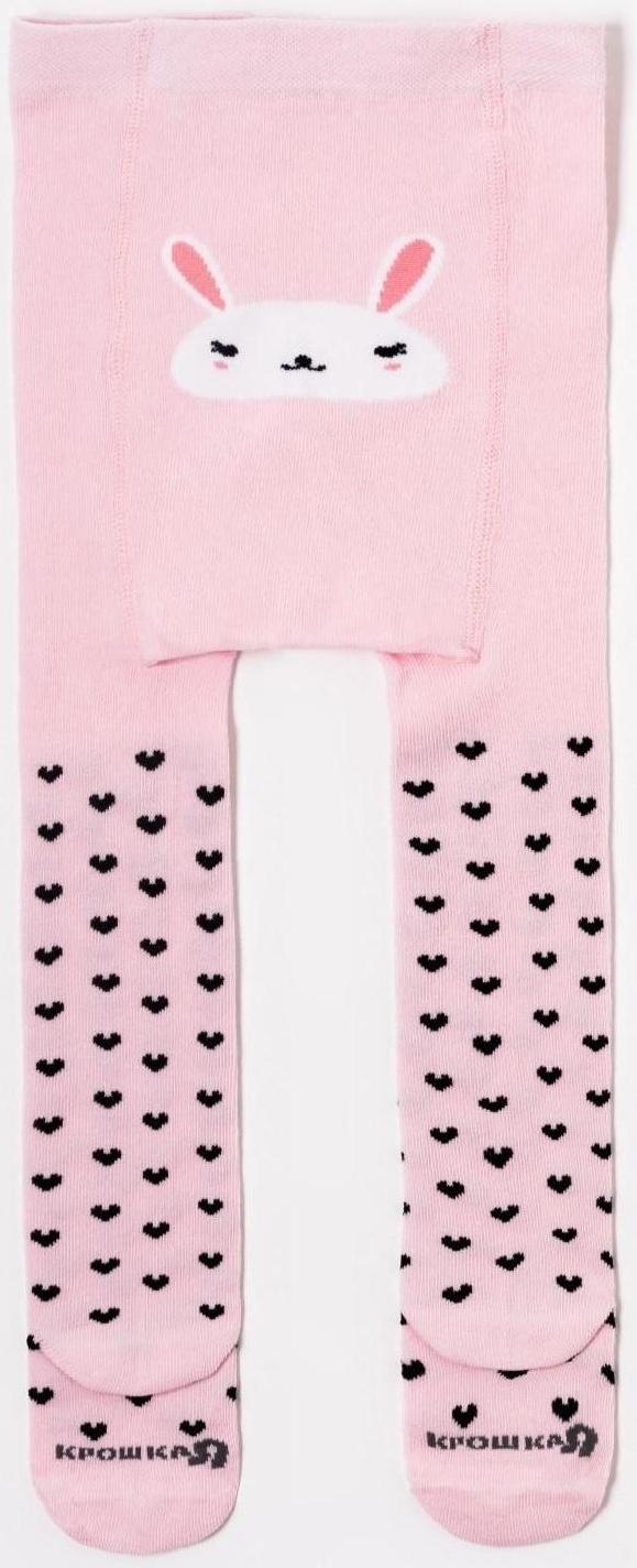 Колготки Крошка Я «Зайка», цвет розовый, рост 86-92 см