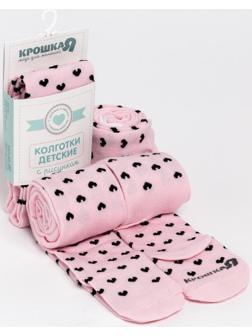 Колготки Крошка Я «Зайка», цвет розовый, рост 86-92 см