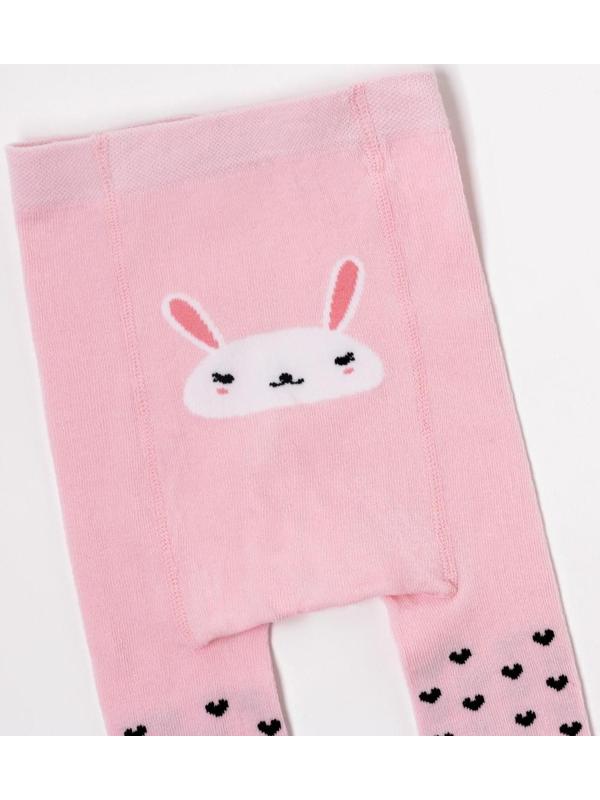 Колготки Крошка Я «Зайка», цвет розовый, рост 86-92 см