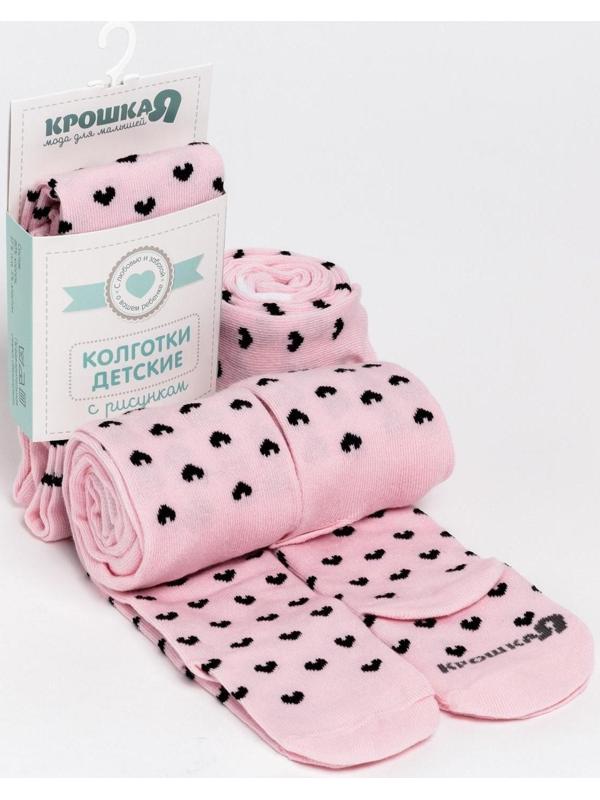 Колготки Крошка Я «Зайка», цвет розовый, рост 86-92 см