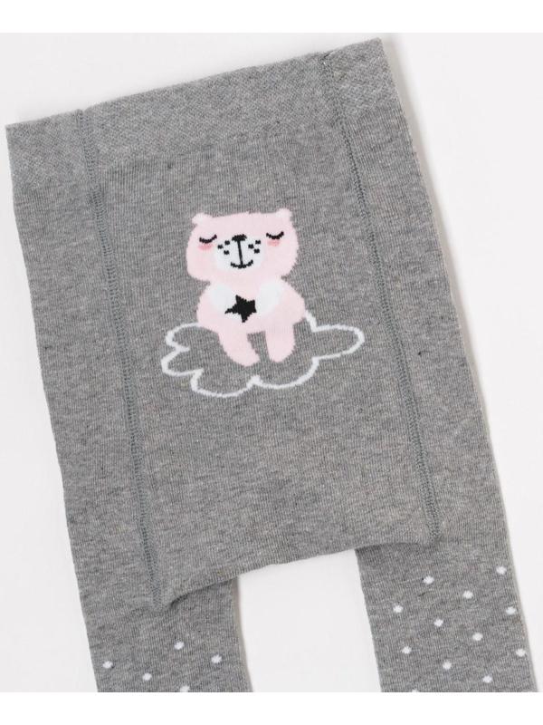 Колготки Крошка Я «Мишка», цвет розовый, рост 86-92 см