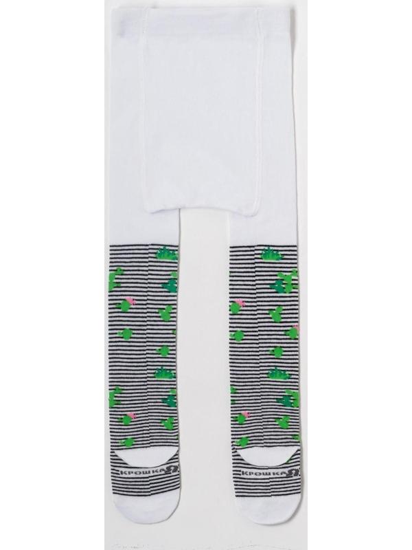 Колготки Крошка Я «Кактус», цвет белый, рост 86-92 см