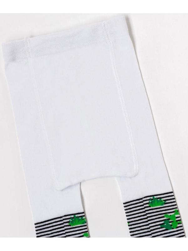 Колготки Крошка Я «Кактус», цвет белый, рост 86-92 см