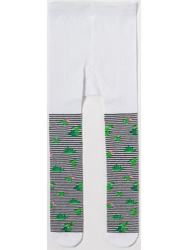 Колготки Крошка Я «Кактус», цвет белый, рост 86-92 см