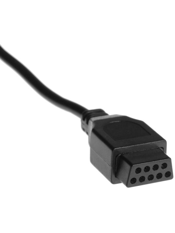 Геймпад для Sega 16-bit GP-100, 6 кнопок, 8 направлений, 9-Pin, чёрный