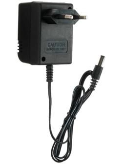 Блок питания LuazON IP-12-23-250-02, для игровой приставки Dendy, 9 вольт, 1 м, чёрный