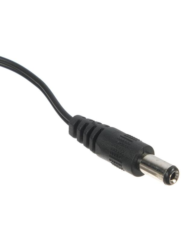 Блок питания LuazON IP-12-23-250-02, для игровой приставки Dendy, 9 вольт, 1 м, чёрный