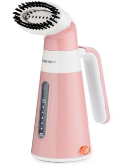 Отпариватель Kitfort KT-928-2, ручной, 600 Вт, 100 мл, 15 г/мин, шнур 1.7 м, персиковый