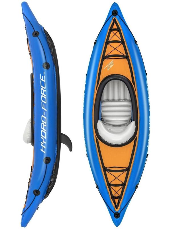 Лодка надувная Cove Champion, 275 x 81 см, вёсла, насос, 65115 Bestway